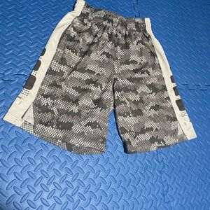 Nike Elite Dri-Fit Basketball Shorts Gray Camo Men’s M